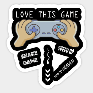 Valentine - Love your snake game Sticker